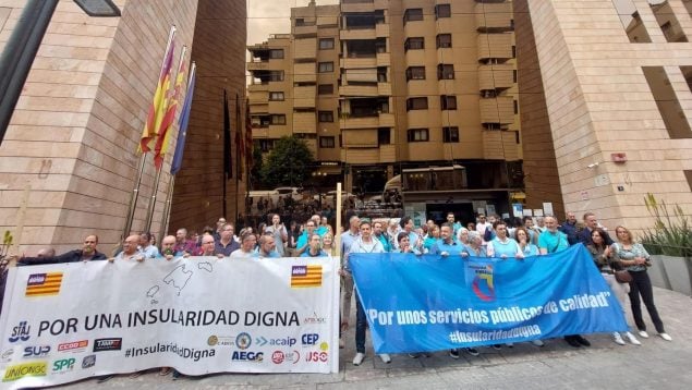 funcionarios del estado Baleares manifestación plus insularidad digna