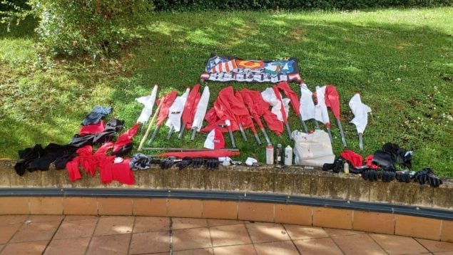 La Ertzaintza devuelve a Madrid a 118 ultras del Atlético tras causar incidentes en Vitoria