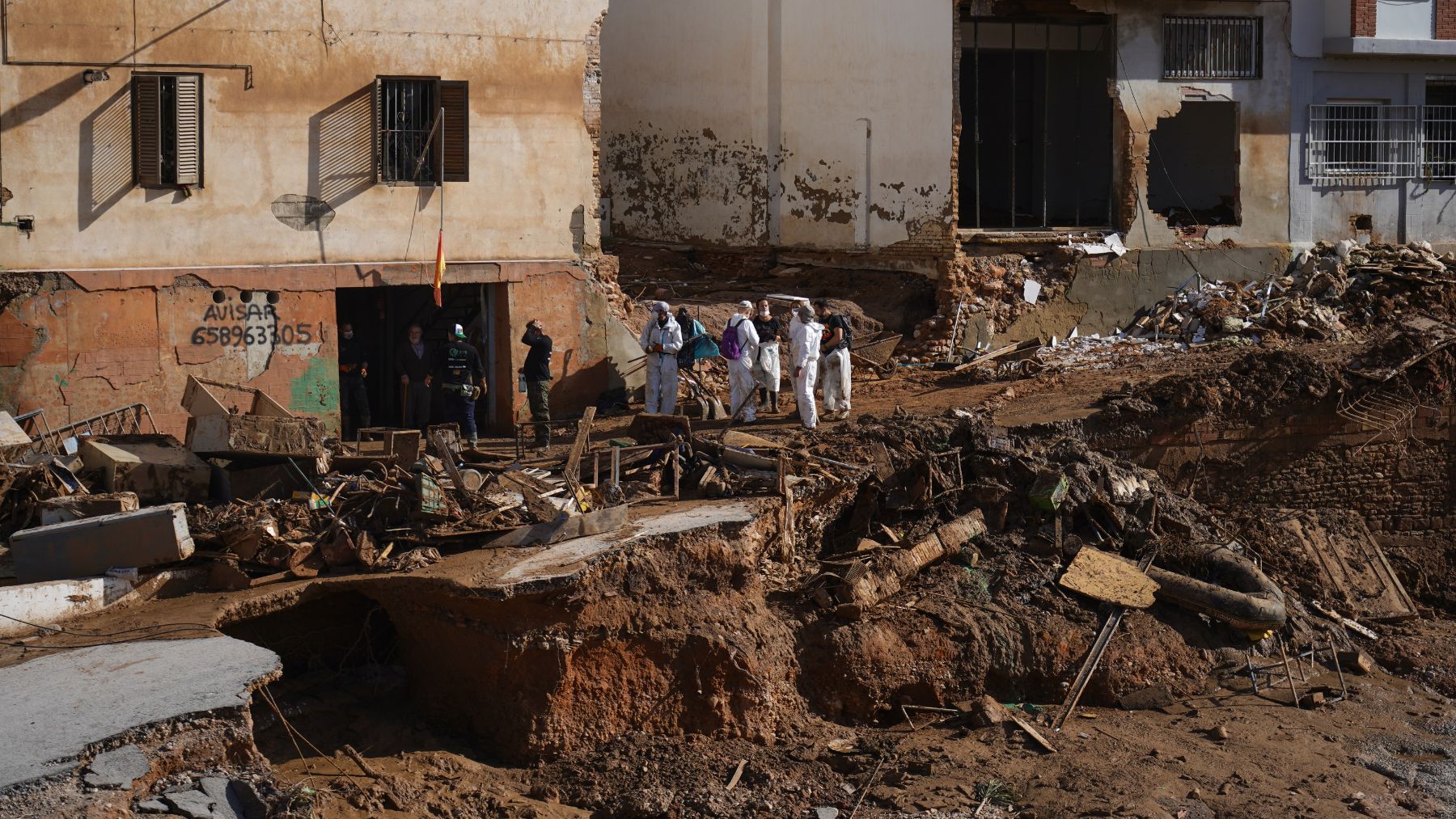 El barranco del Poyo el pasado 17 de noviembre de 2024, en Paiporta, Valencia, Comunidad Valenciana. (Foto:Europa Press)
