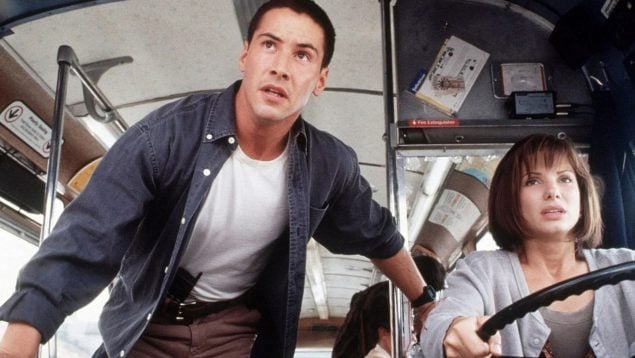 Keanu Reeves y Sandra Bullock