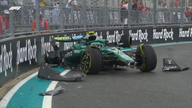 accidente Fernando Alonso Miami
