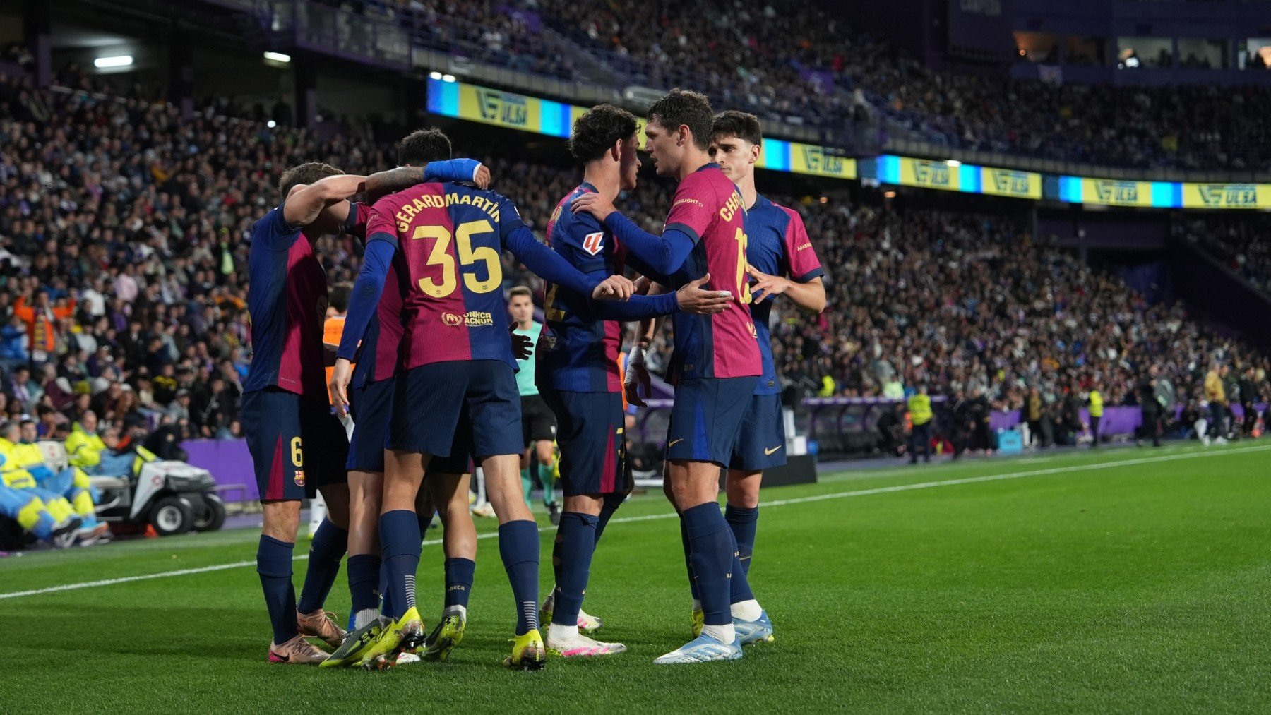 El Barcelona ganó al Real Valladolid. (EFE)