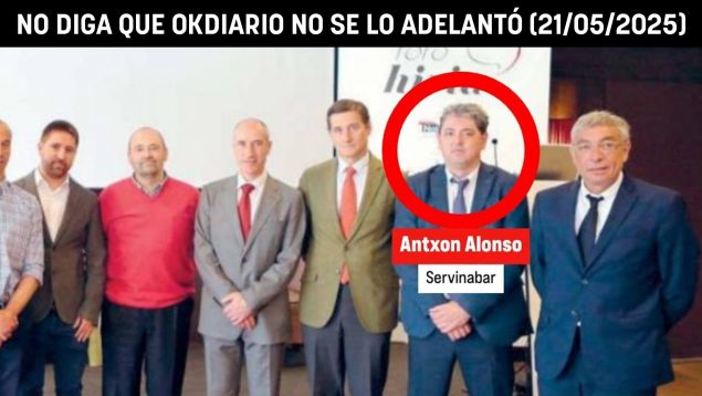 Antxon Alonso, Santos Cerdán, amigo, Pamplona, Servinabar