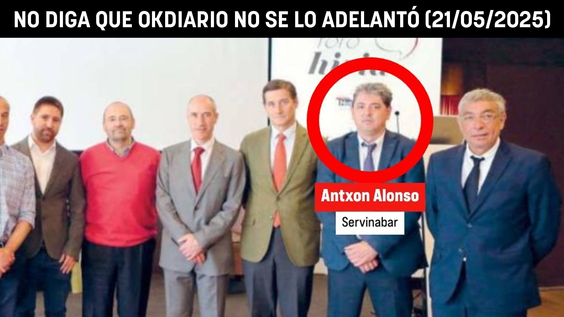 Antxon Alonso, Santos Cerdán, amigo, Pamplona, Servinabar
