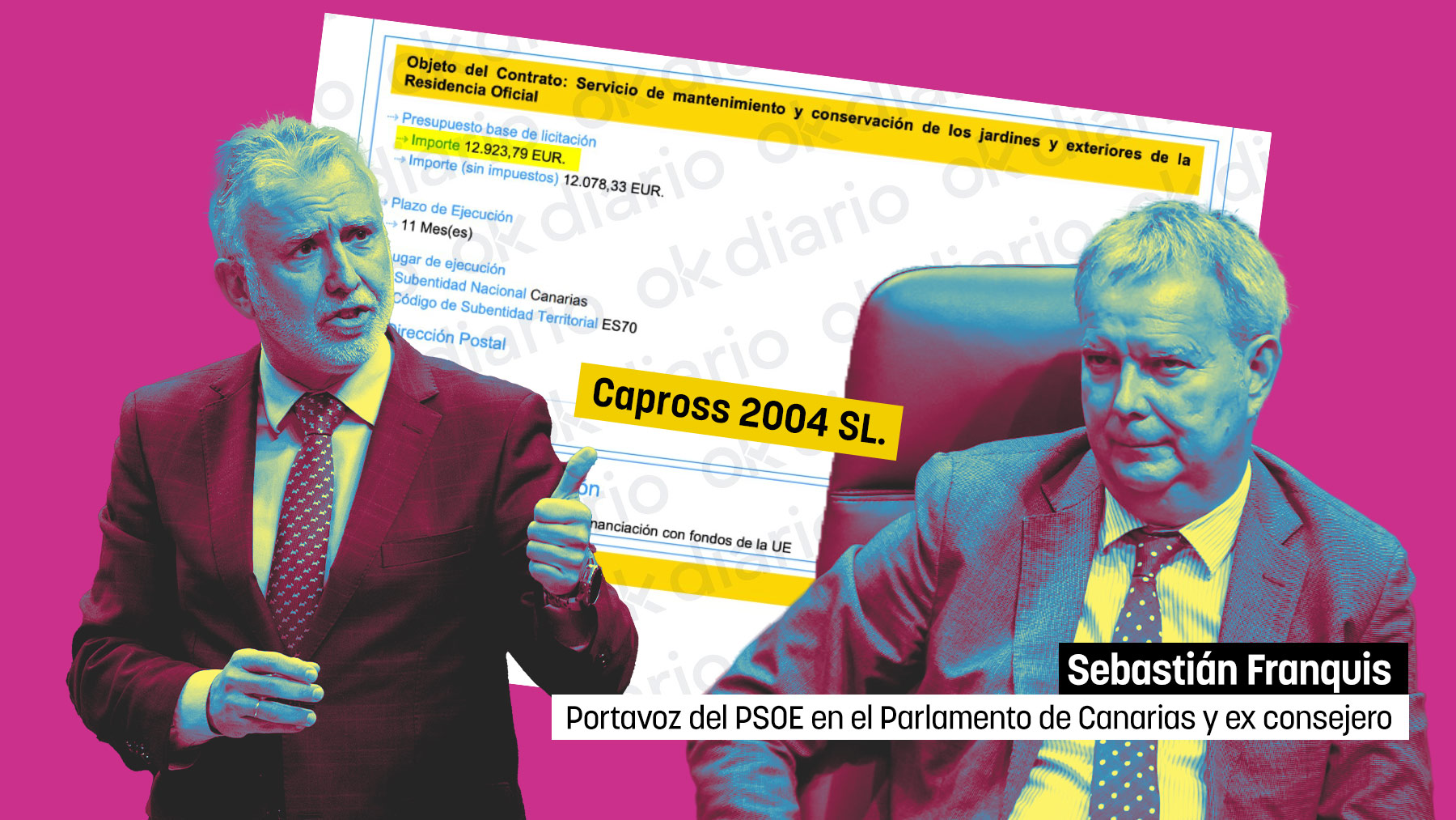 Torres dio ‘a dedo’ 13.000 € al negocio familiar de un consejero para cuidar el jardín de su residencia