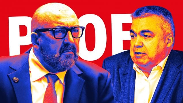 Koldo García y Santos Cerdán.
