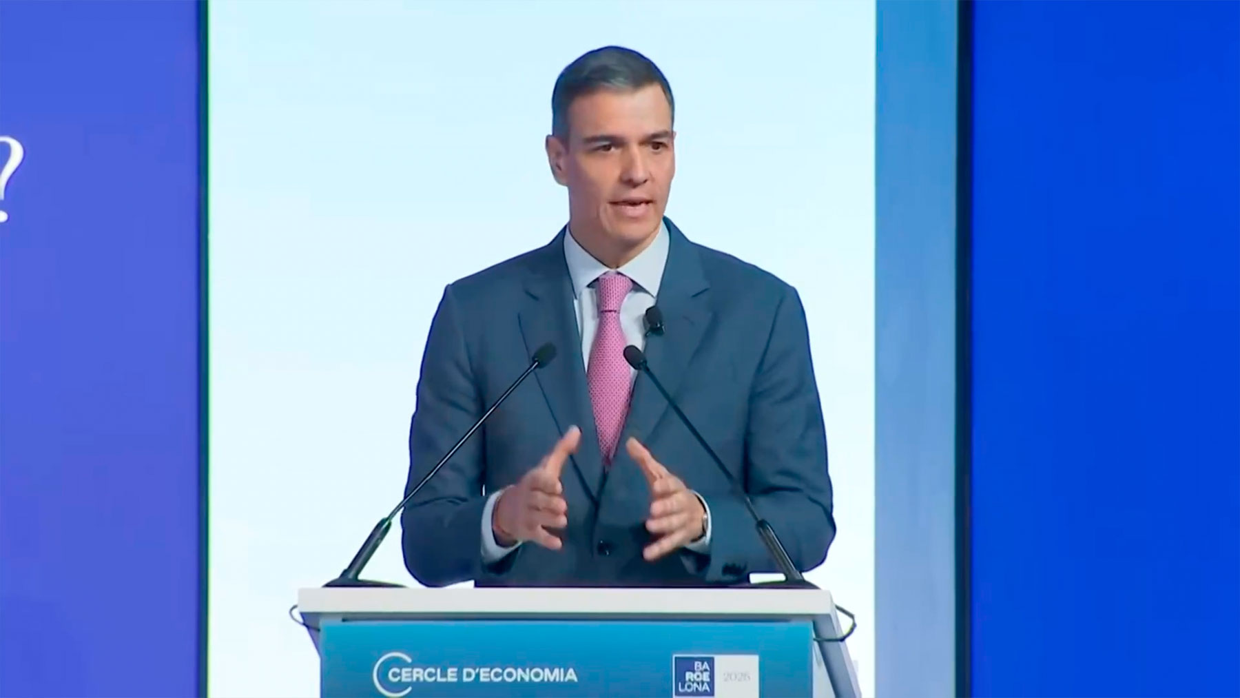Pedro Sánchez, presidente del Gobierno.
