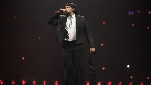 Bad Bunny en el Most Wanted Tour en Los Ángeles. (Foto: Gtres)