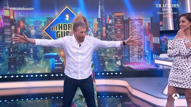 Belinda Washington y Pablo Motos en El Hormiguero (Atresmedia).