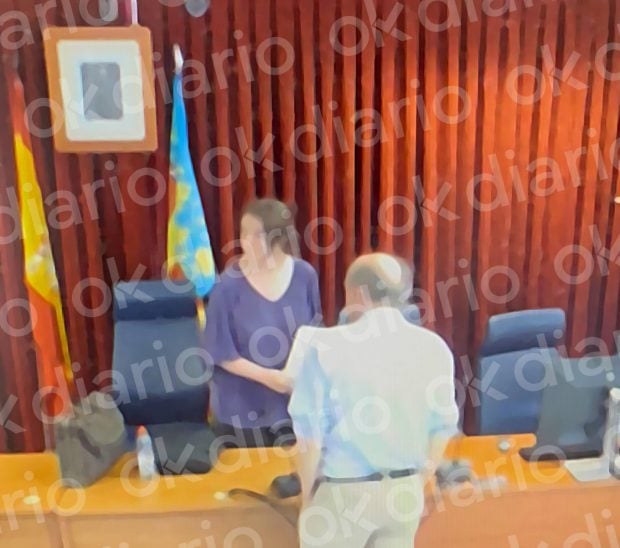 La juez del 'caso DANA', Nuria Ruiz Tobarra, y su marido, Jorge Martínez Ribera.