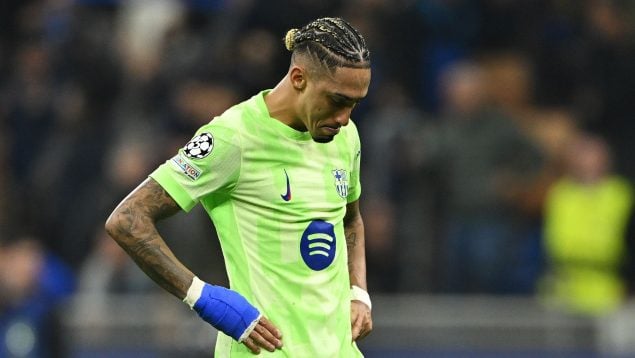 Raphinha, triplete, Barcelona, Champions League, Inter de Milán