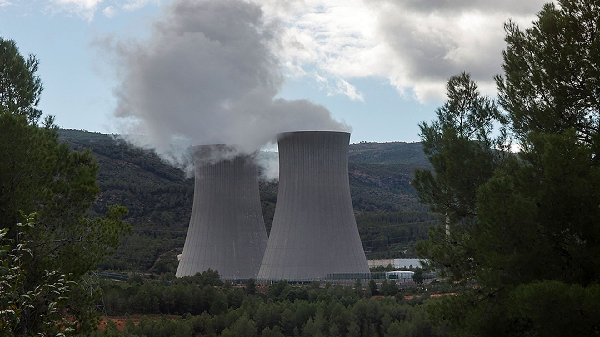 Una central nuclear.