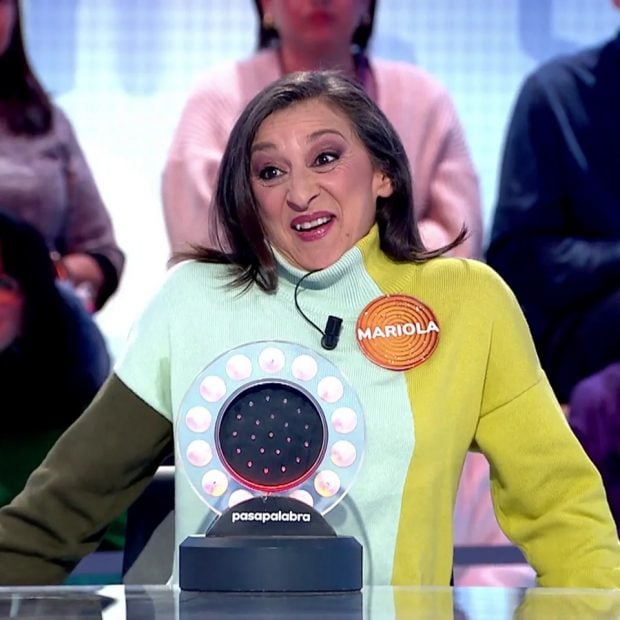 Mariola Fuentes en el plató de Pasapalabra (Atresmedia).