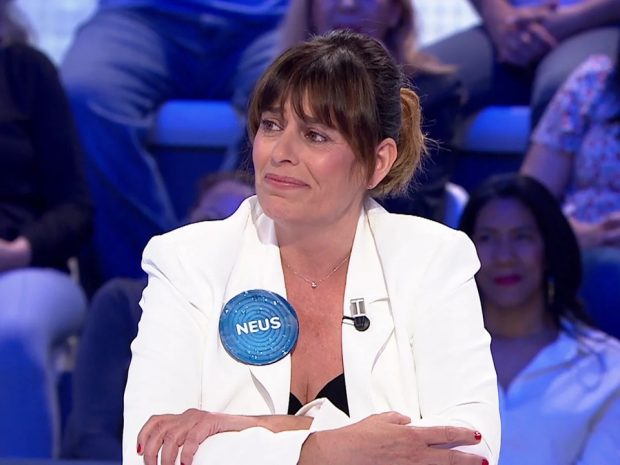 La actriz Neus Sanz en el plató de Pasapalabra (Atresmedia).