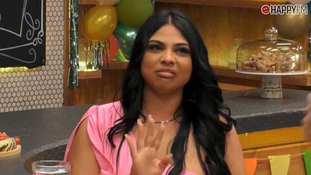 Nieves en First Dates. (Mediaset)