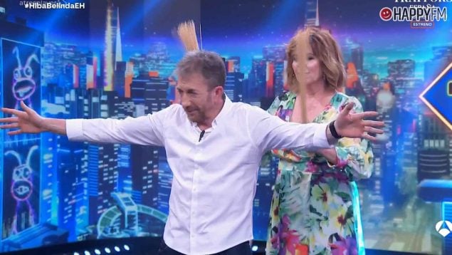 Belinda Washington y Pablo Motos en El Hormiguero (Atresmedia).