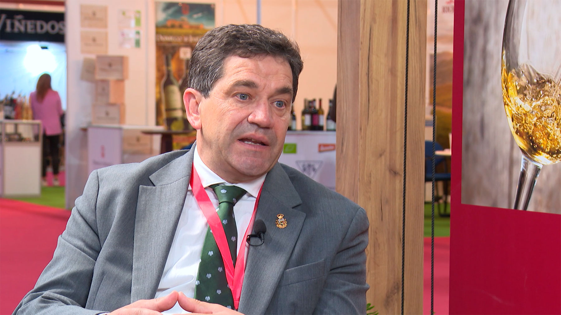 El presidente de la Diputación de Ciudad Real en FENAVIN: «Producimos el 25% del vino de España»