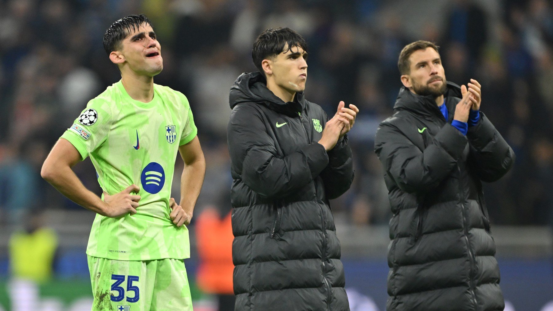 El desgarrador llanto de los jugadores del Barça al ser eliminados