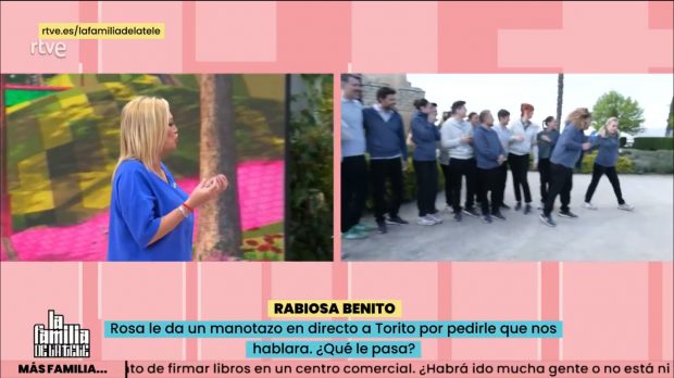 Belén Esteban, muy crítica con la actitud de Rosa Benito con La familia de la tele. (RTVE)
