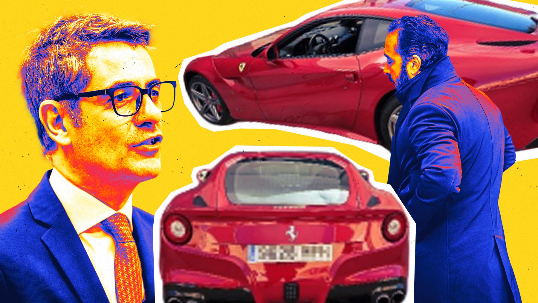 Aldama indignado con Bolaños porque quiere vender su Ferrari valorado en 300.000 € por doce veces menos