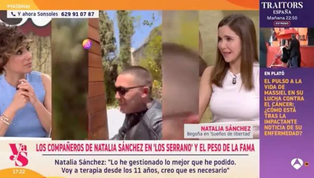Natalia Sánchez acude a 'Y ahora Sonsoles'. (Atresmedia)