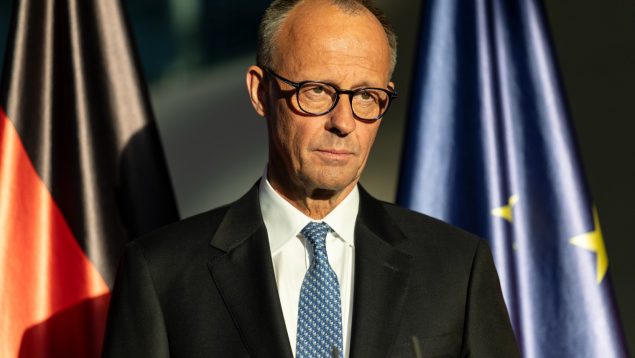 El décimo canciller de Alemania, Friedrich Merz en la ceremonia de la investidura, el pasado martes en Berlín. Getty Images