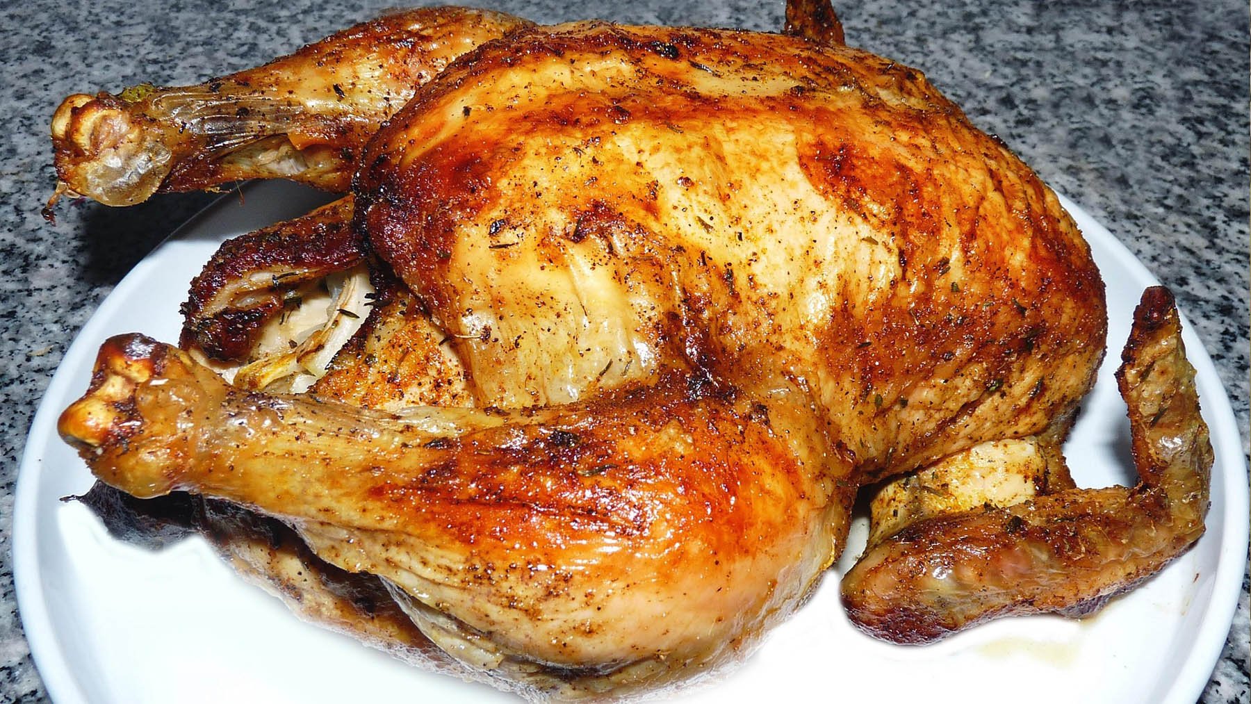 Pollo asado. Foto: Pixabay.