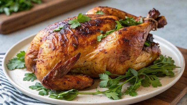 Pollo asado, pollo, trucos, cocina