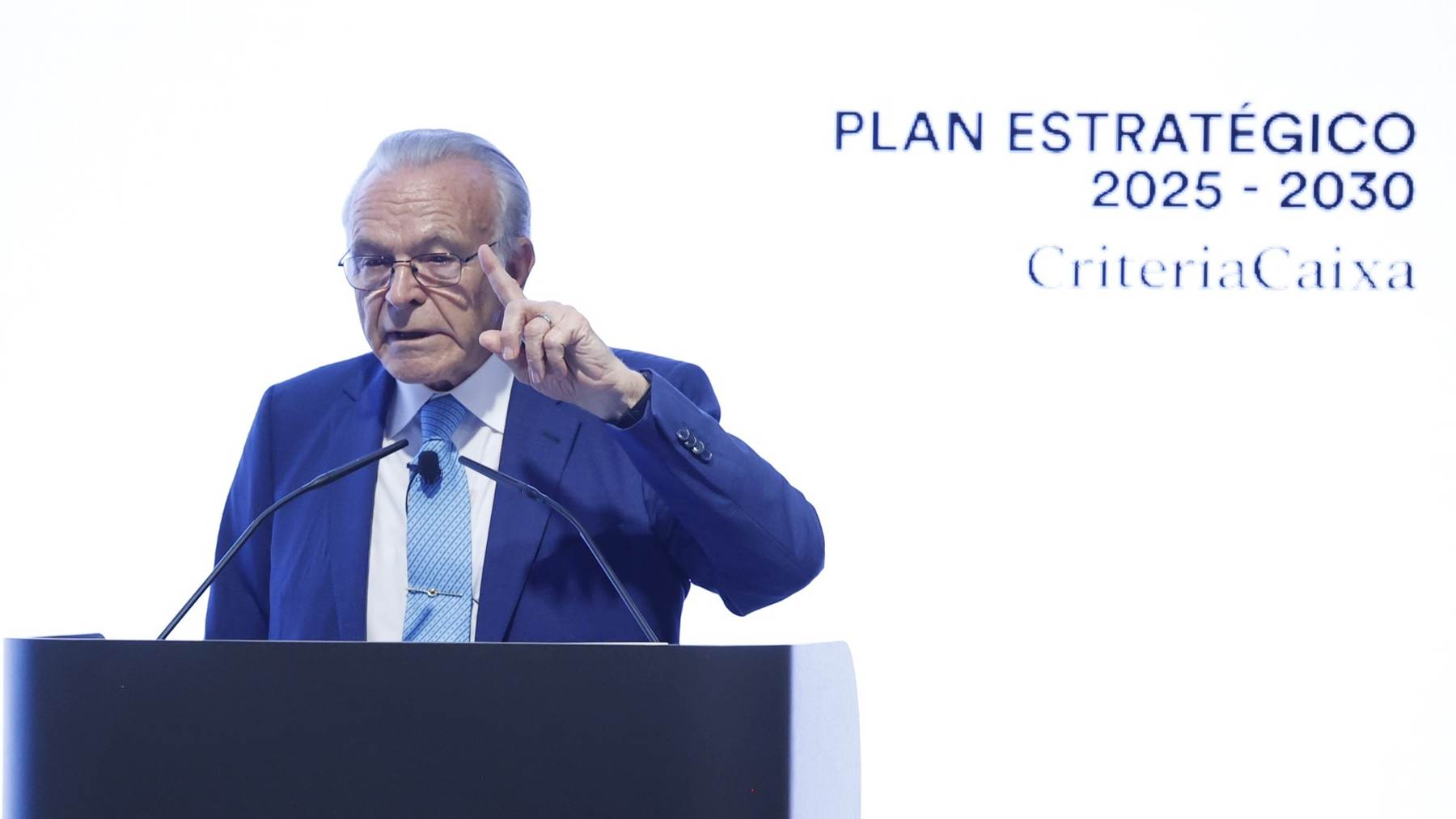 El presidente de CriteriaCaixa, Isidro Fainé.