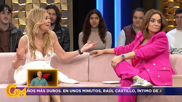 Ana Obregón y Toñi Moreno en el plató de Gente Maravillosa (RTVA).