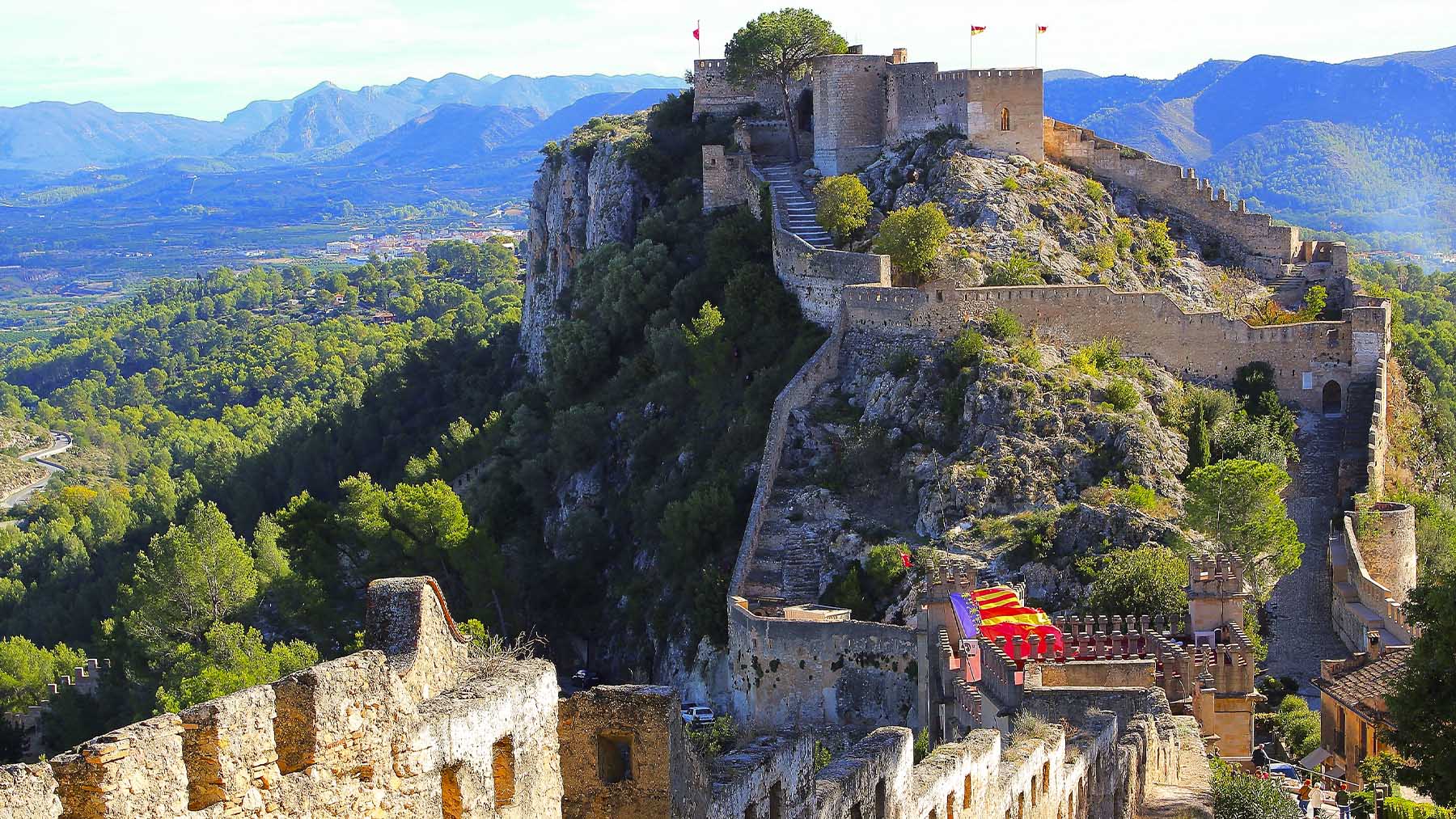 Castillo de Játiva. Foto:  Manuel Pino en Wikimedia Commons.