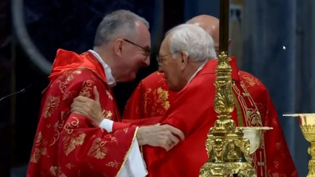 Re Parolin cónclave, misa, Papa, papable