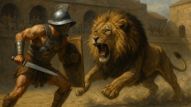 Imperio Romano, gladiadores, leones, descubrimientos