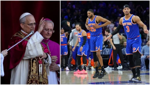 león XIV knicks