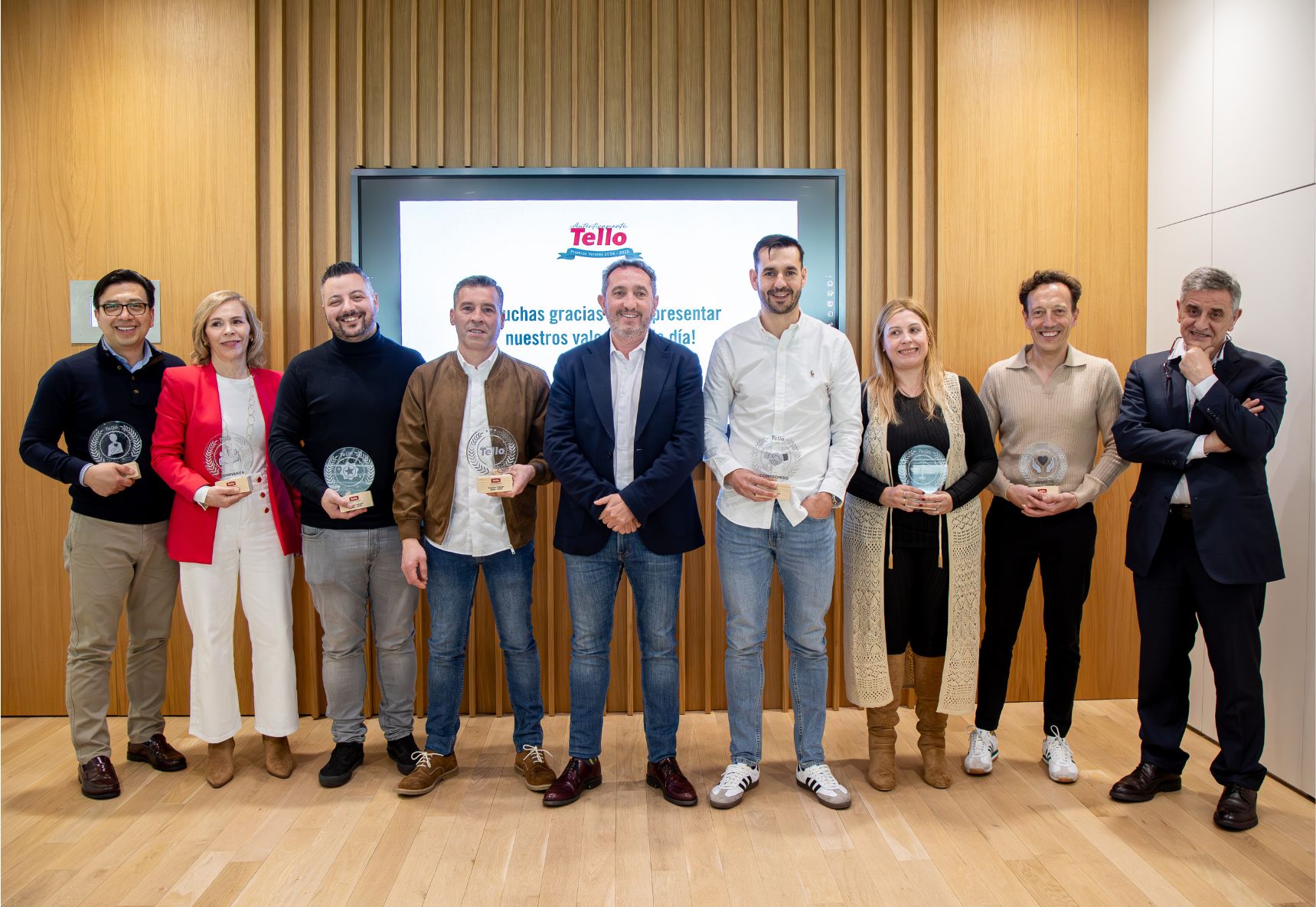 Grupo Tello celebra los ‘Premios Valores’: un homenaje a la cultura corporativa y al compromiso de sus empleados