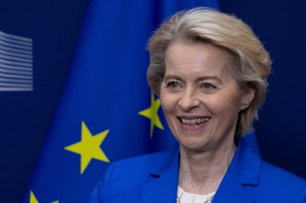 La presidenta de la Comisión Europea, Ursula von der Leyen. Getty Images.