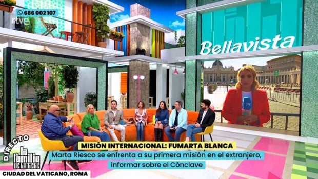 La Familia de la Tele, RTVE, TVE, La 1, Ciudad del Vaticano, Roma, Cónclave, informativos, comunicado, fumata blanca, nuevo Papa, León XIV