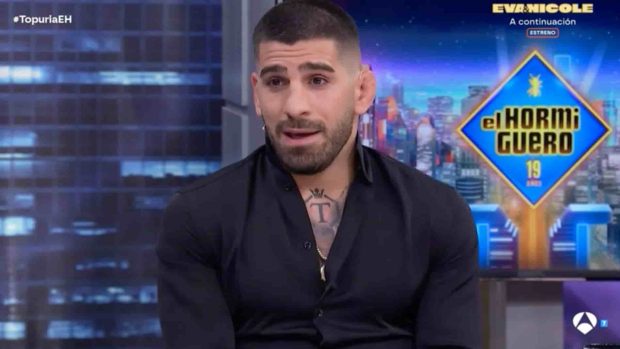 Ilia Topuria en 'El Hormiguero'. (Atresmedia)