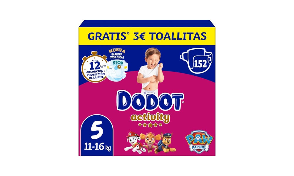 Paquete de pañales Dodot Activity