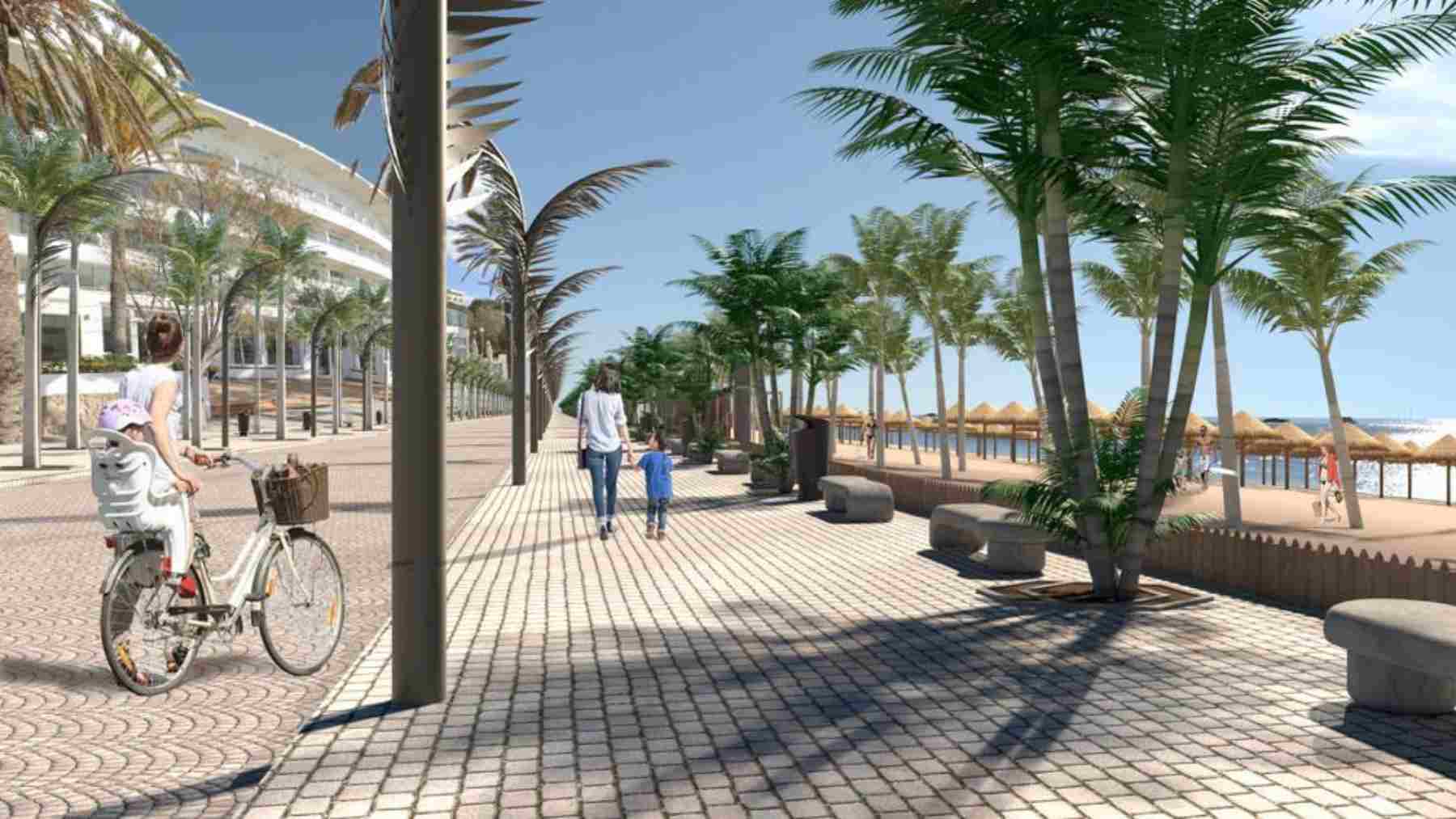 Los empresarios de Playa de Palma presentan un proyecto para revitalizar el paseo de primera línea