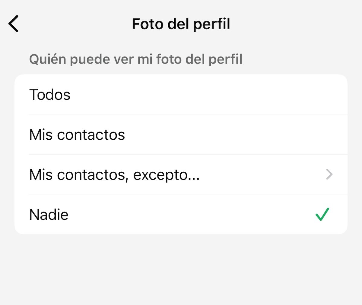 privacidad WhatsApp