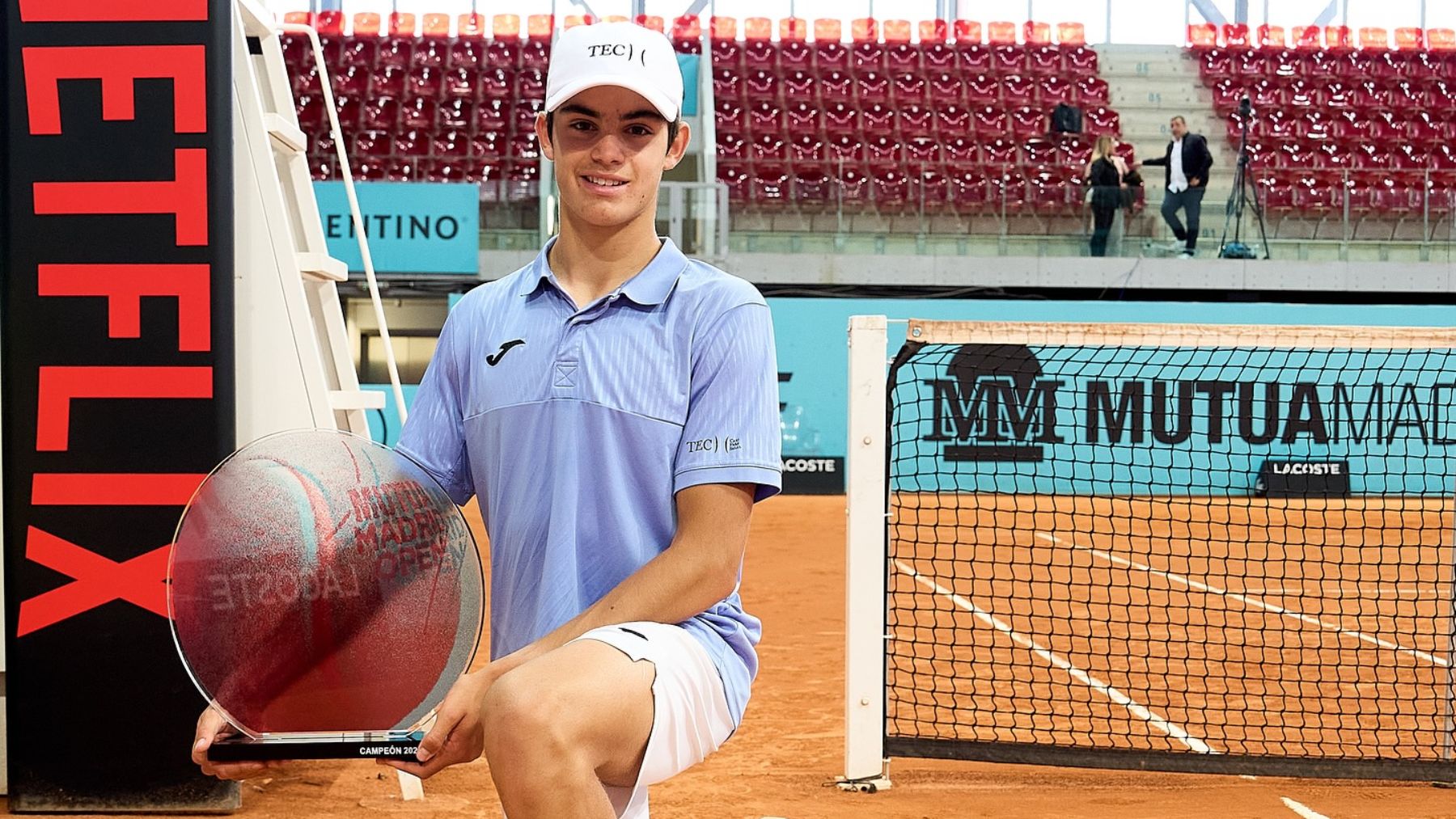 Adolfo Abascal, campeón del Mutua Madrid Open Sub-16: «Mi ídolo es Nadal y sueño con ganar Roland Garros»