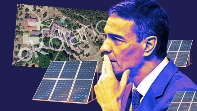 Sánchez y el mapa de instalación de paneles solares en Quintos de Mora.