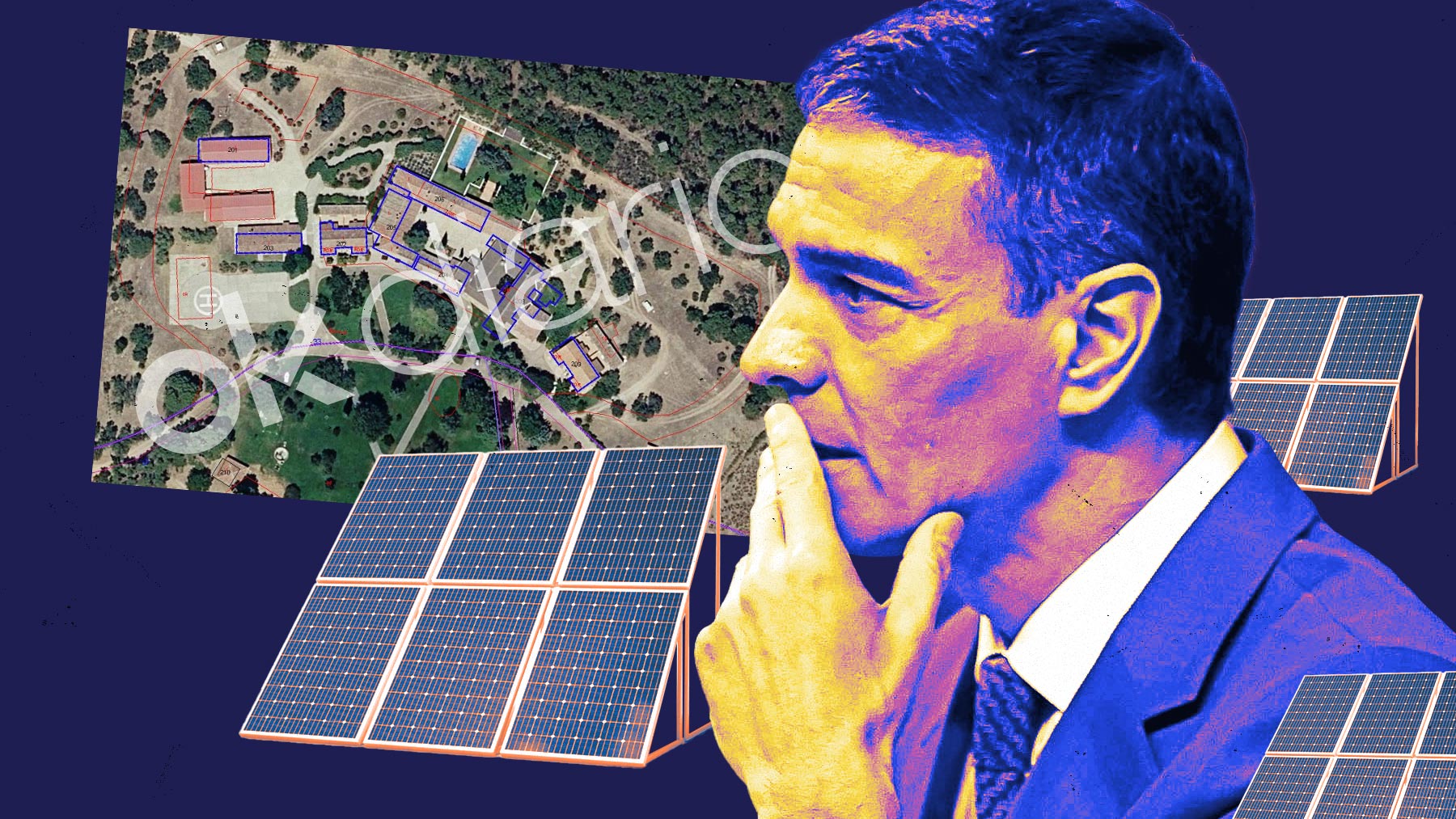Sánchez gasta 135.000 € en placas solares en Quintos de Mora mientras no abarata su coste a los hogares
