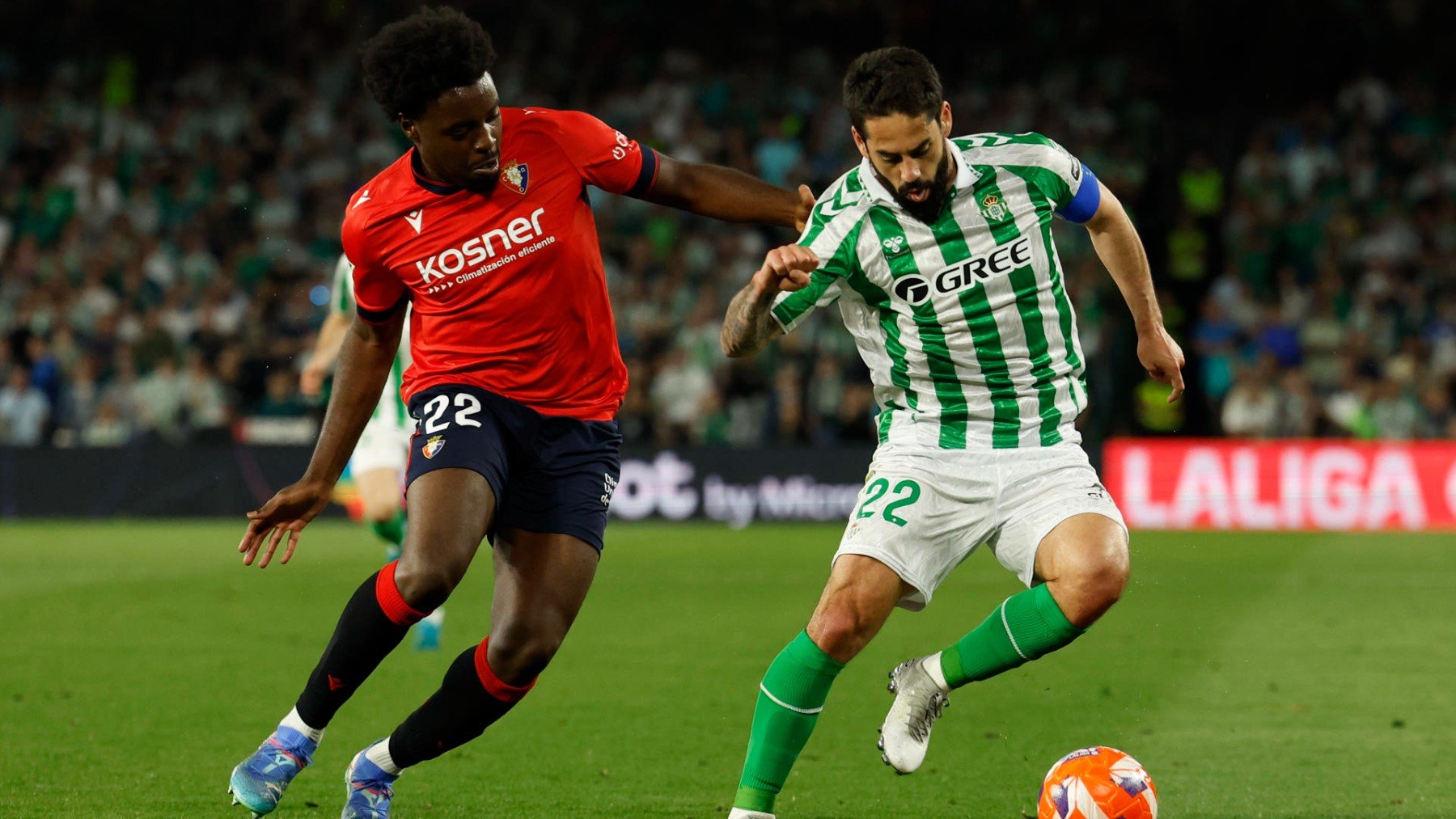 Betis y Osasuna firmaron tablas en el Benito Villamarín. (EFE)