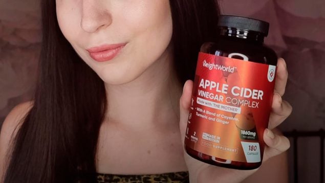 Complemento Weightworld de vinagre de sidra de manzana
