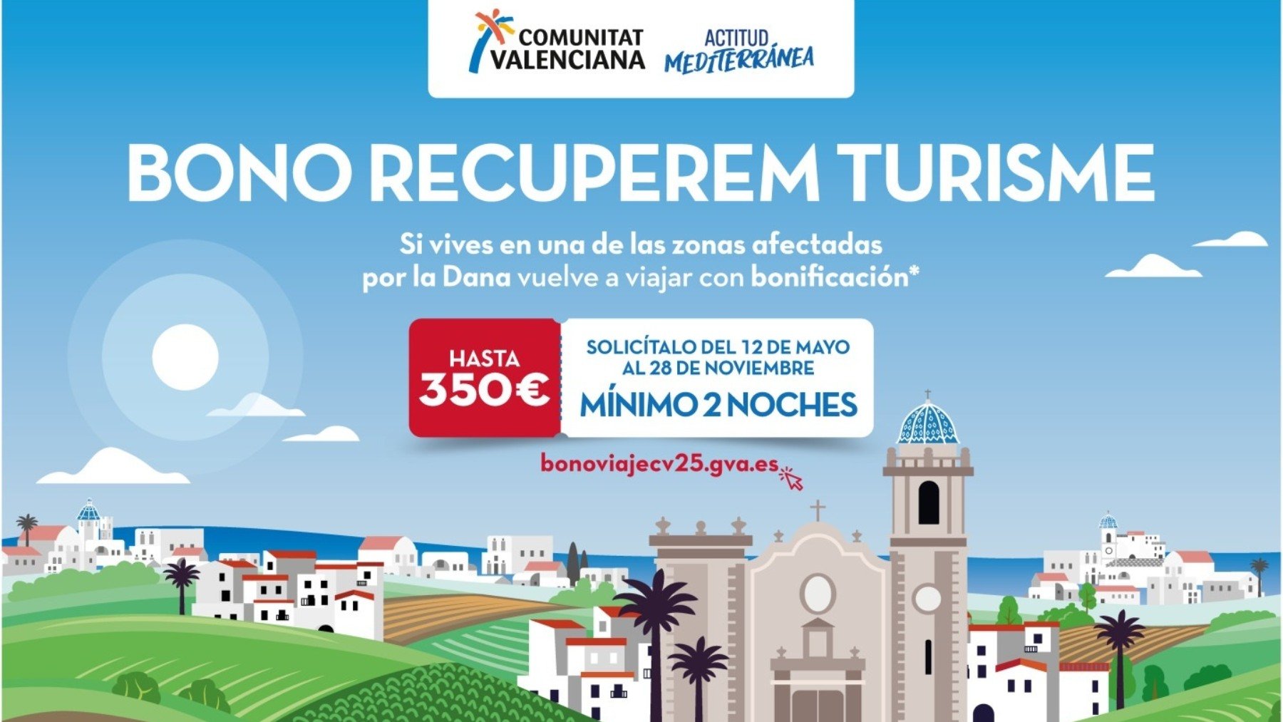 Bono Viaje de 350 euros por la DANA en Valencia: fechas, cómo solicitarlo y qué municipios pueden pedirlo
