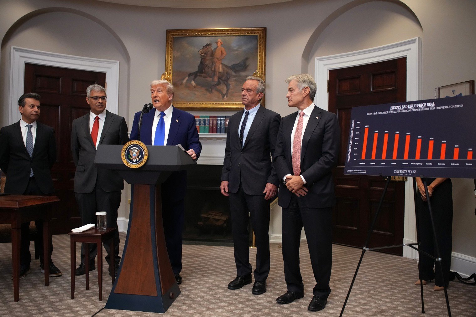 Trump pone en jaque a las farmacéuticas: reduce los precios hasta el 90% y pierden millones en Bolsa