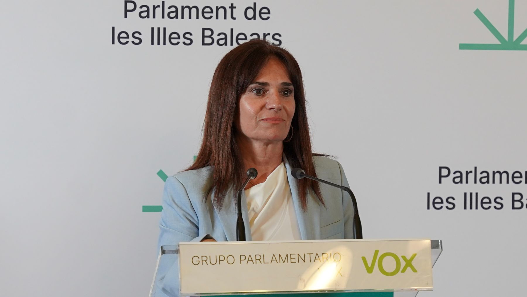 Manuela Cañadas es la portavoz de Vox en el Parlamento balear