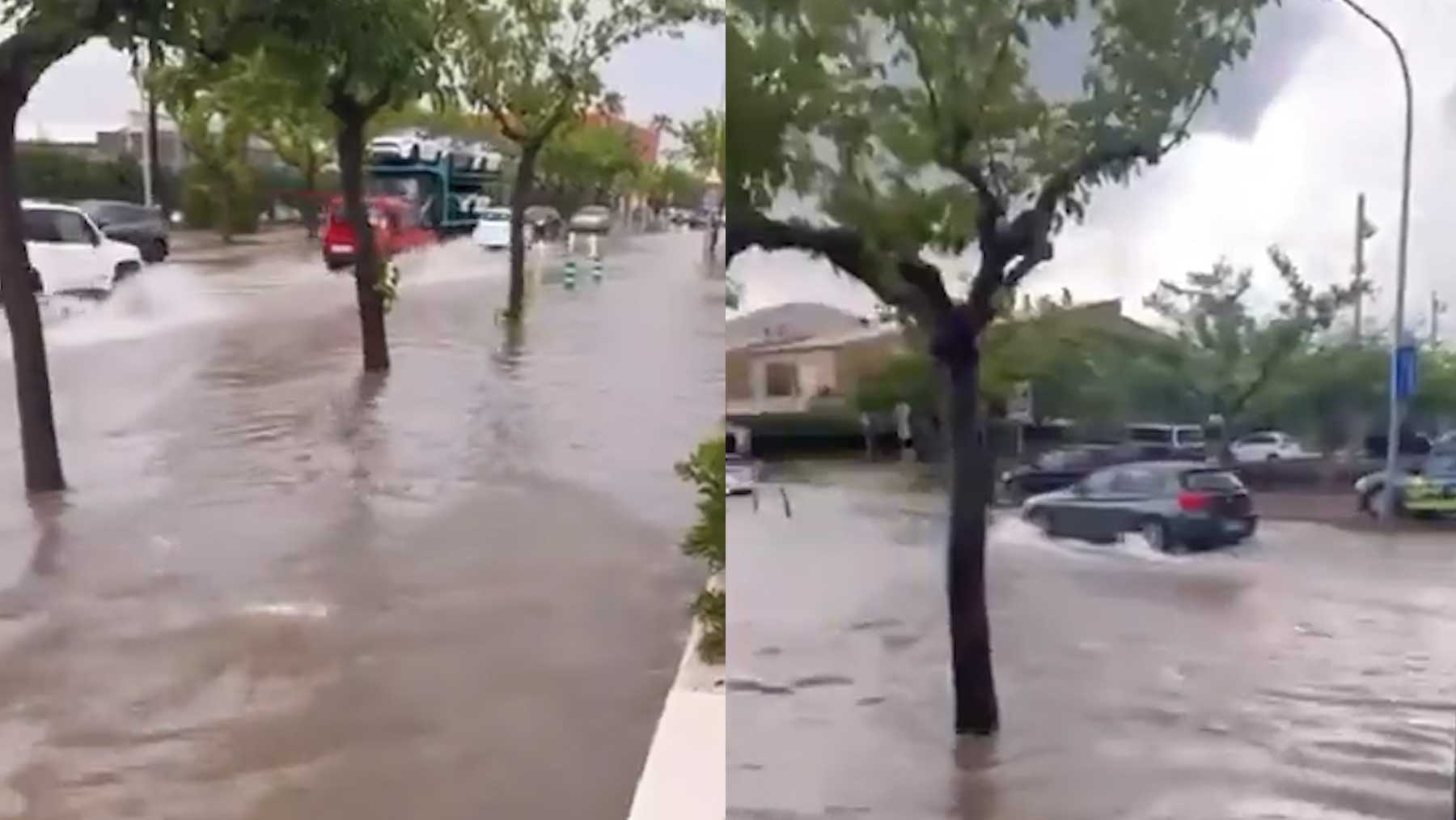 Mallorca: las lluvias dejan importantes inundaciones en varios puntos de la isla
